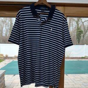 Polo by Ralph Lauren Men's Navy Striped Shirt